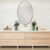 Modern Accents Shaped Beveled Rounded Edged Frame Mirror