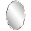 Modern Accents Shaped Beveled Rounded Edged Frame Mirror