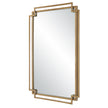 Modern Accents Overlapping Metal Frame Mirror