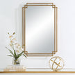 Modern Accents Overlapping Metal Frame Mirror