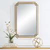 Modern Accents Overlapping Metal Frame Mirror