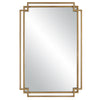 Modern Accents Overlapping Metal Frame Mirror
