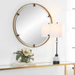 Modern Accents Round Floating Mirror