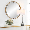 Modern Accents Round Floating Mirror