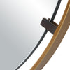 Modern Accents Round Floating Mirror