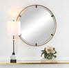 Modern Accents Round Floating Mirror