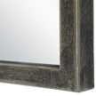 Modern Accents Scalloped Corners Metal Frame Mirror