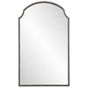 Modern Accents Scalloped Corners Metal Frame Mirror