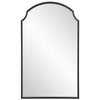 Modern Accents Scalloped Corners Metal Frame Mirror