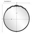 Modern Accents Round Vanity or Table Mirror