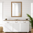 Modern Accents Coastal Decor Rattan Frame Mirror