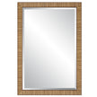 Modern Accents Coastal Decor Rattan Frame Mirror