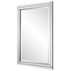 Modern Accents Two Rows Frame Features Mirror