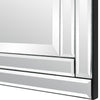 Modern Accents Two Rows Frame Features Mirror