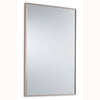 Modern Accents Simple Warm Silver Mirror