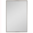 Modern Accents Simple Warm Silver Mirror