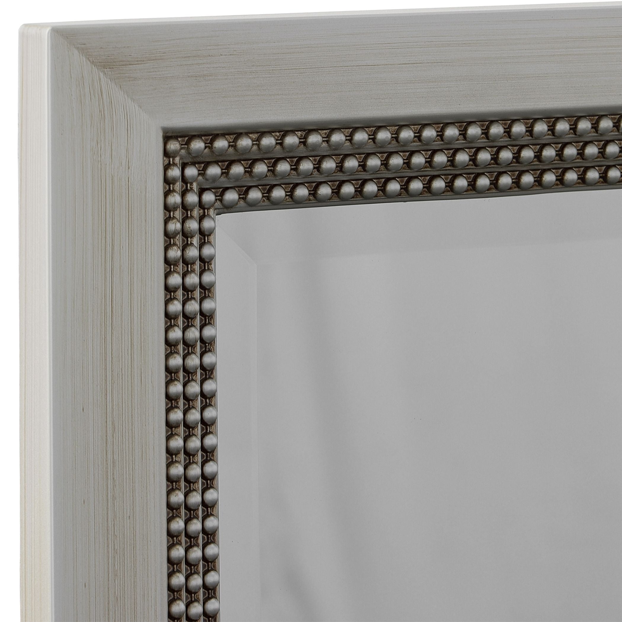 Modern Accents Beads Outline Beveled Inner Mirror