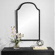Modern Accents Textured Frame Arched Mirror