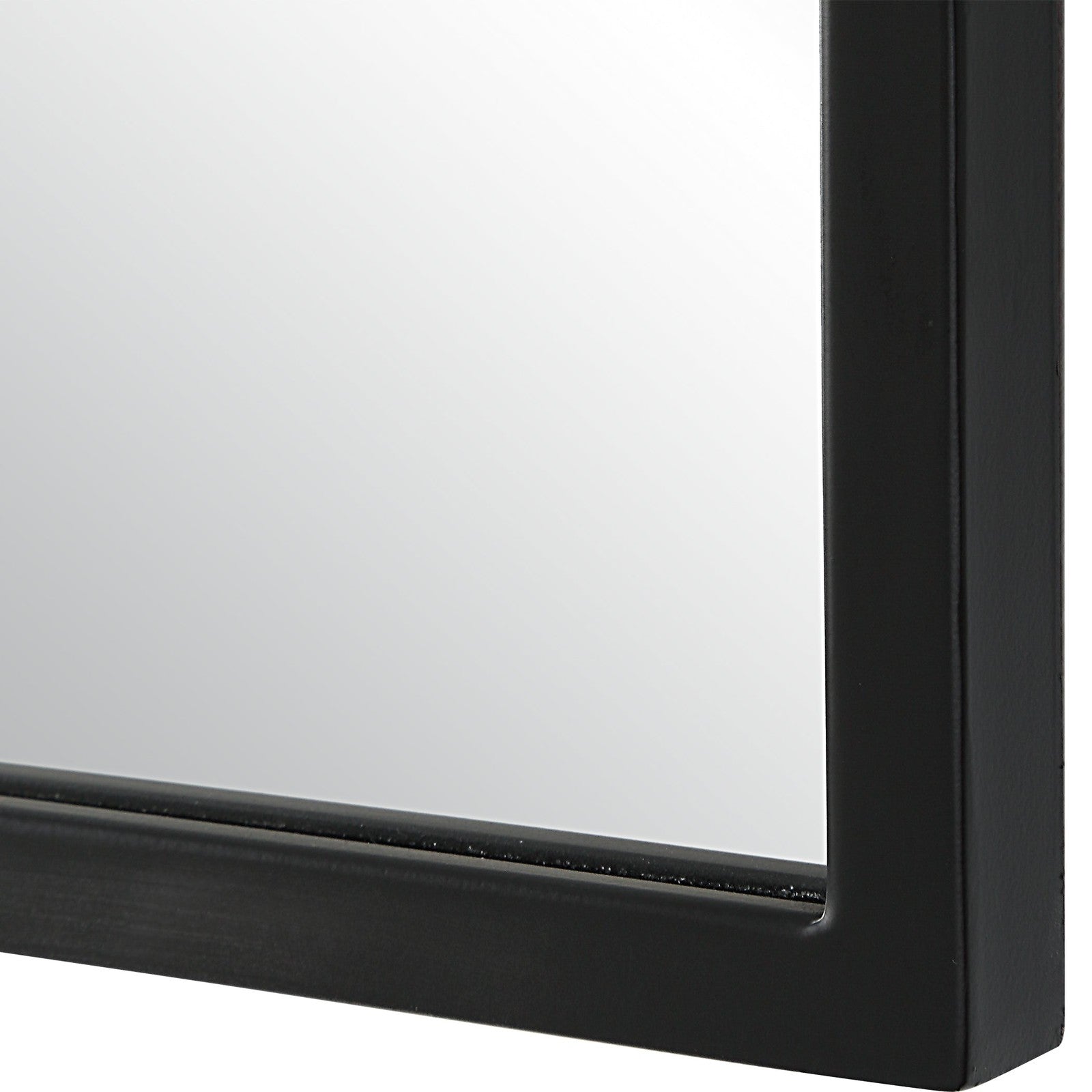 Modern Accents Slight Arch Top Metal Frame Mirror