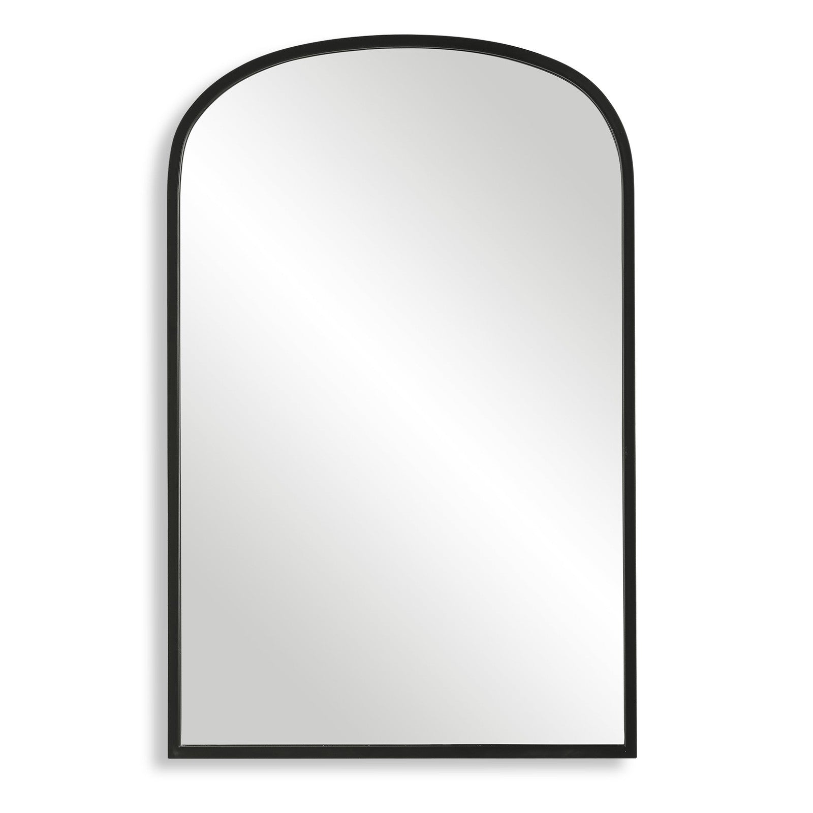 Modern Accents Slight Arch Top Metal Frame Mirror