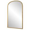 Modern Accents Slight Arch Top Metal Frame Mirror