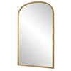 Modern Accents Slight Arch Top Metal Frame Mirror