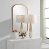 Modern Accents Slight Arch Top Metal Frame Mirror