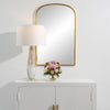 Modern Accents Slight Arch Top Metal Frame Mirror