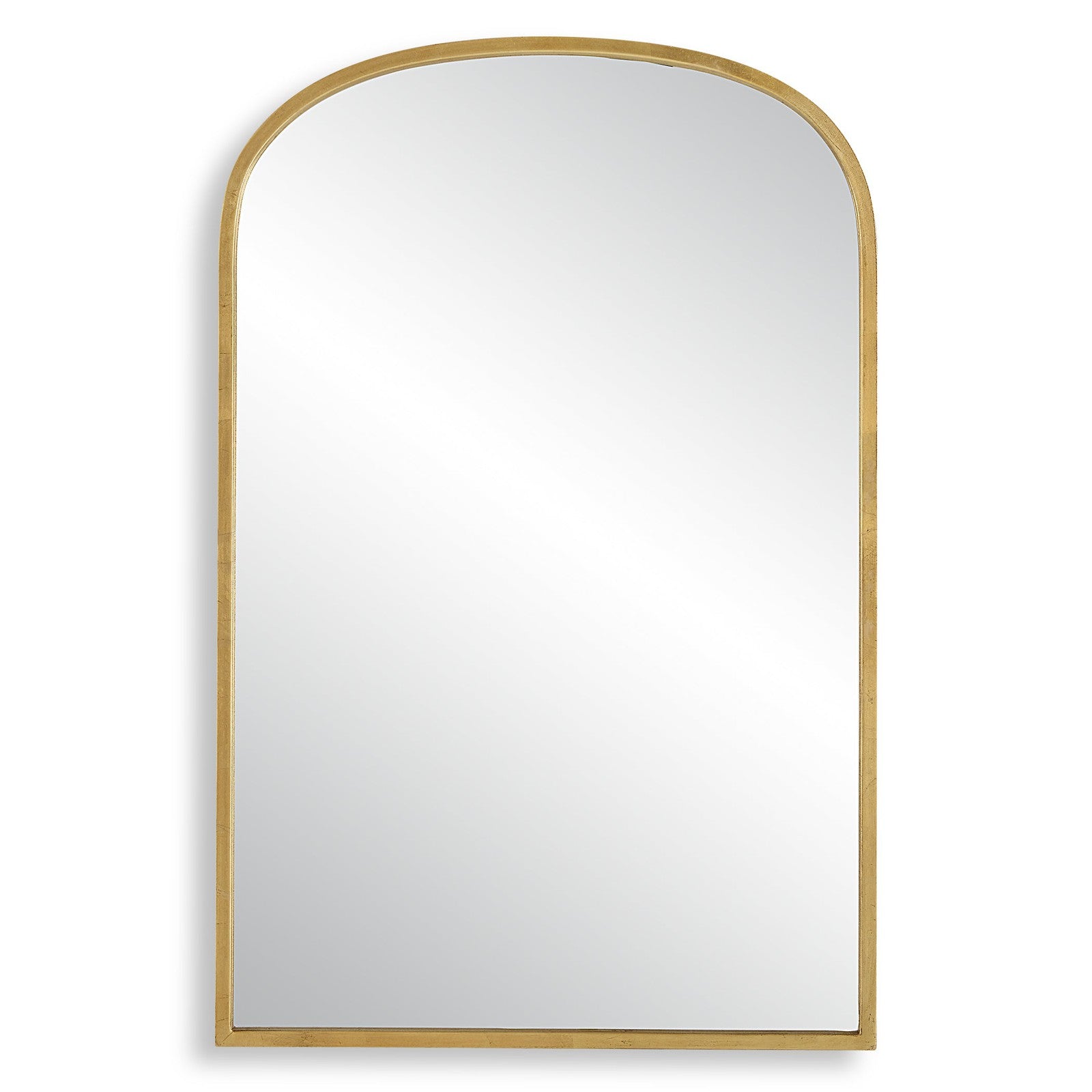 Modern Accents Slight Arch Top Metal Frame Mirror