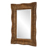Uttermost Emerson Scalloped Antique Gold Mirror