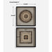 Uttermost Intertwine Knit Paper Shadow Box - Set of 2