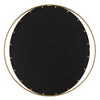 Uttermost Rhodes Gold Round Mirror