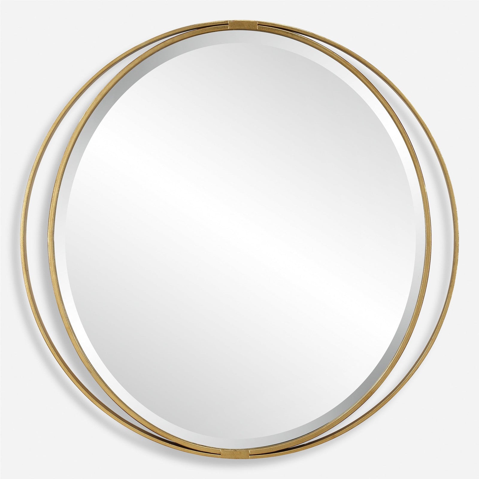 Uttermost Rhodes Gold Round Mirror