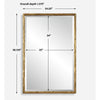 Uttermost Sutton Gold Vanity Mirror