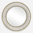 Uttermost Denali Textured Glass Round Mirror