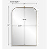 Uttermost Cassidy Brass Arch Mirror