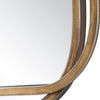 Modern Accents Overlapping Metal Frames With Radius Corners Mirror