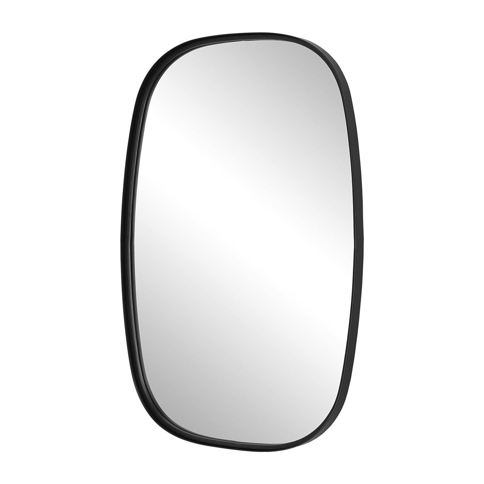 Modern Accents Radius Corner Metal Frame Mirror