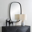Modern Accents Radius Corner Metal Frame Mirror