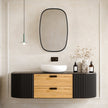 Modern Accents Radius Corner Metal Frame Mirror