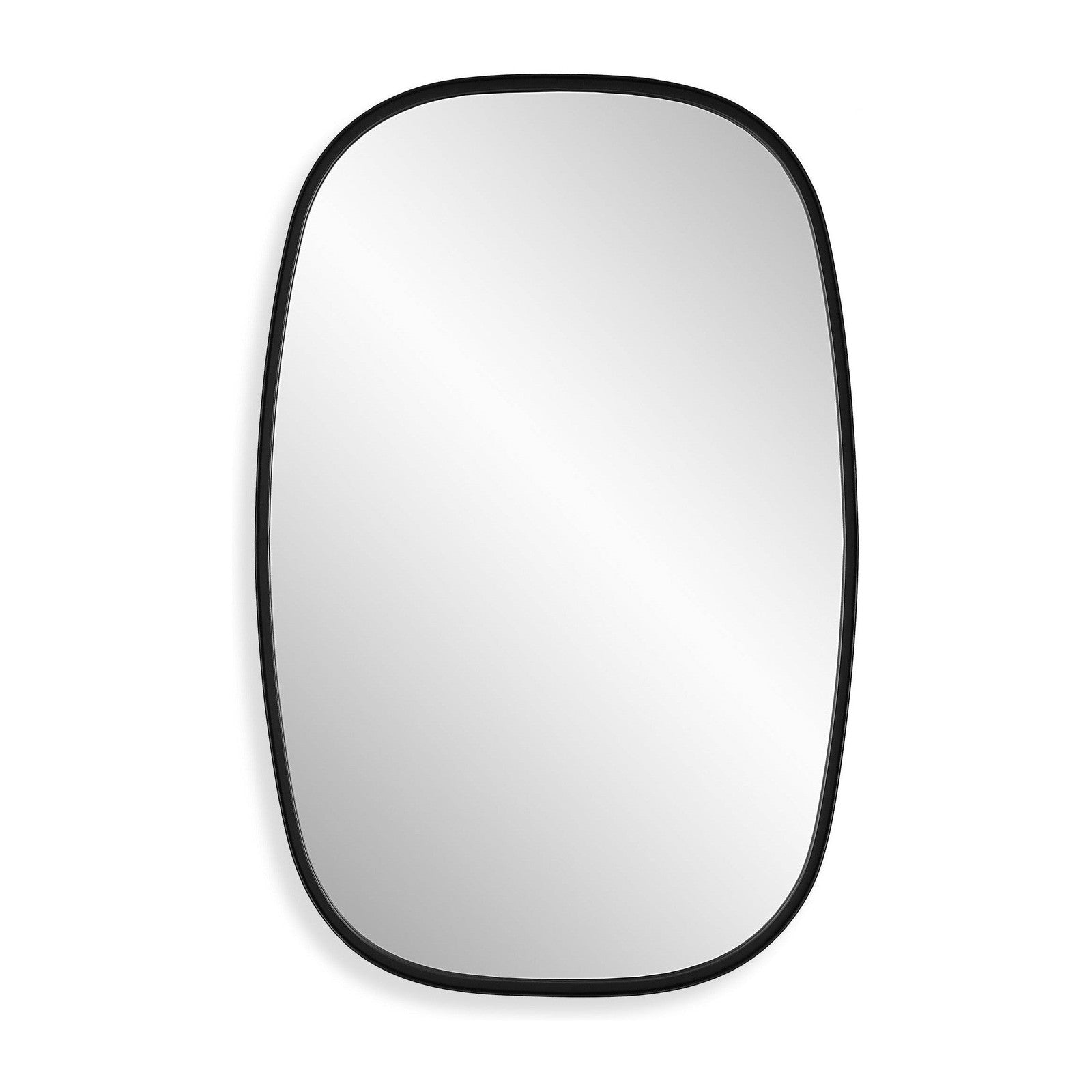 Modern Accents Radius Corner Metal Frame Mirror