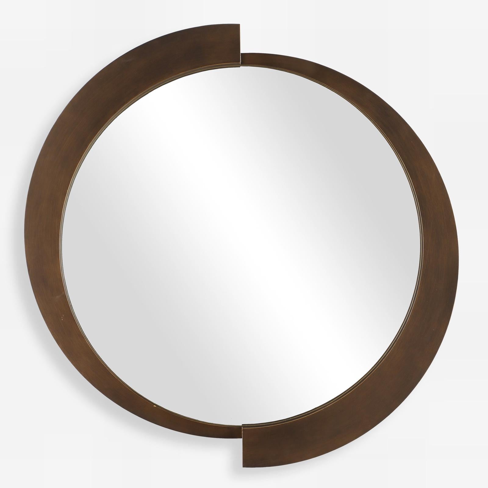Uttermost Reverse Round Mirror