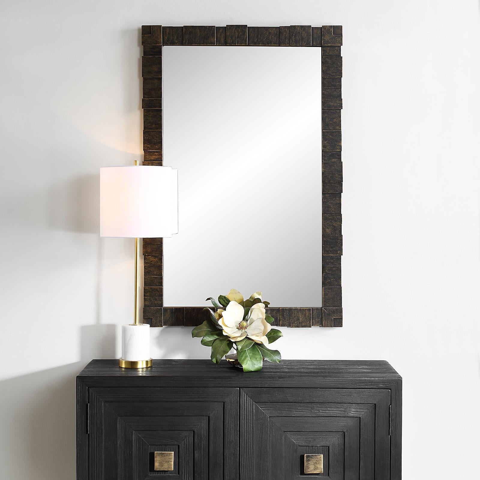 Uttermost Bustelo Dark Bronze Mirror