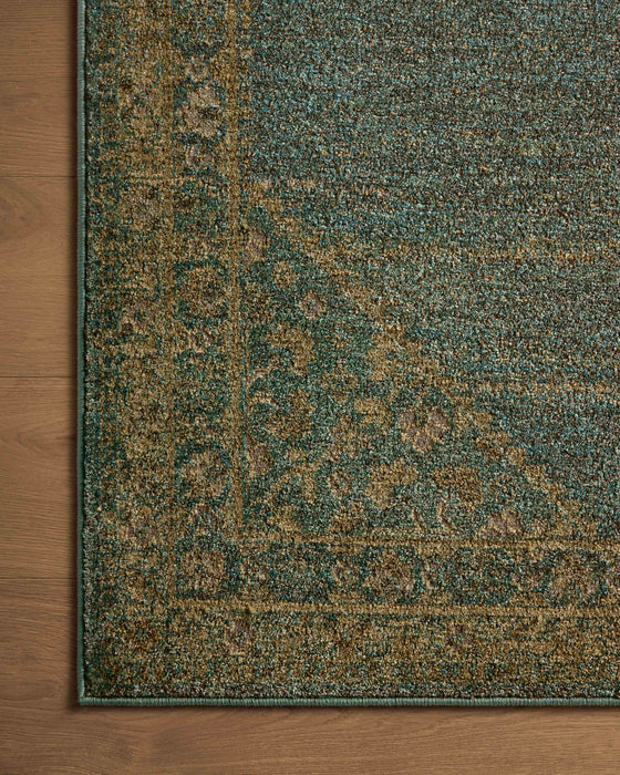 Magnolia Home Mona MOA-04 Rug Aqua / Wheat