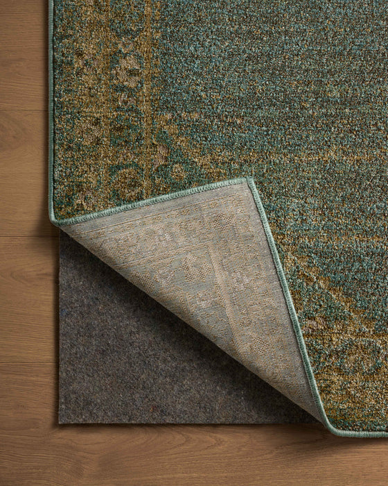 Magnolia Home Mona MOA-04 Rug Aqua / Wheat