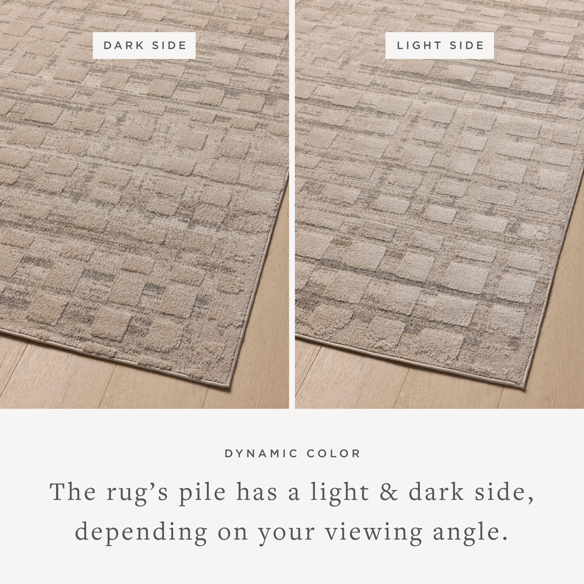 Amber Lewis Monty Pebble / Beige Rug DC10