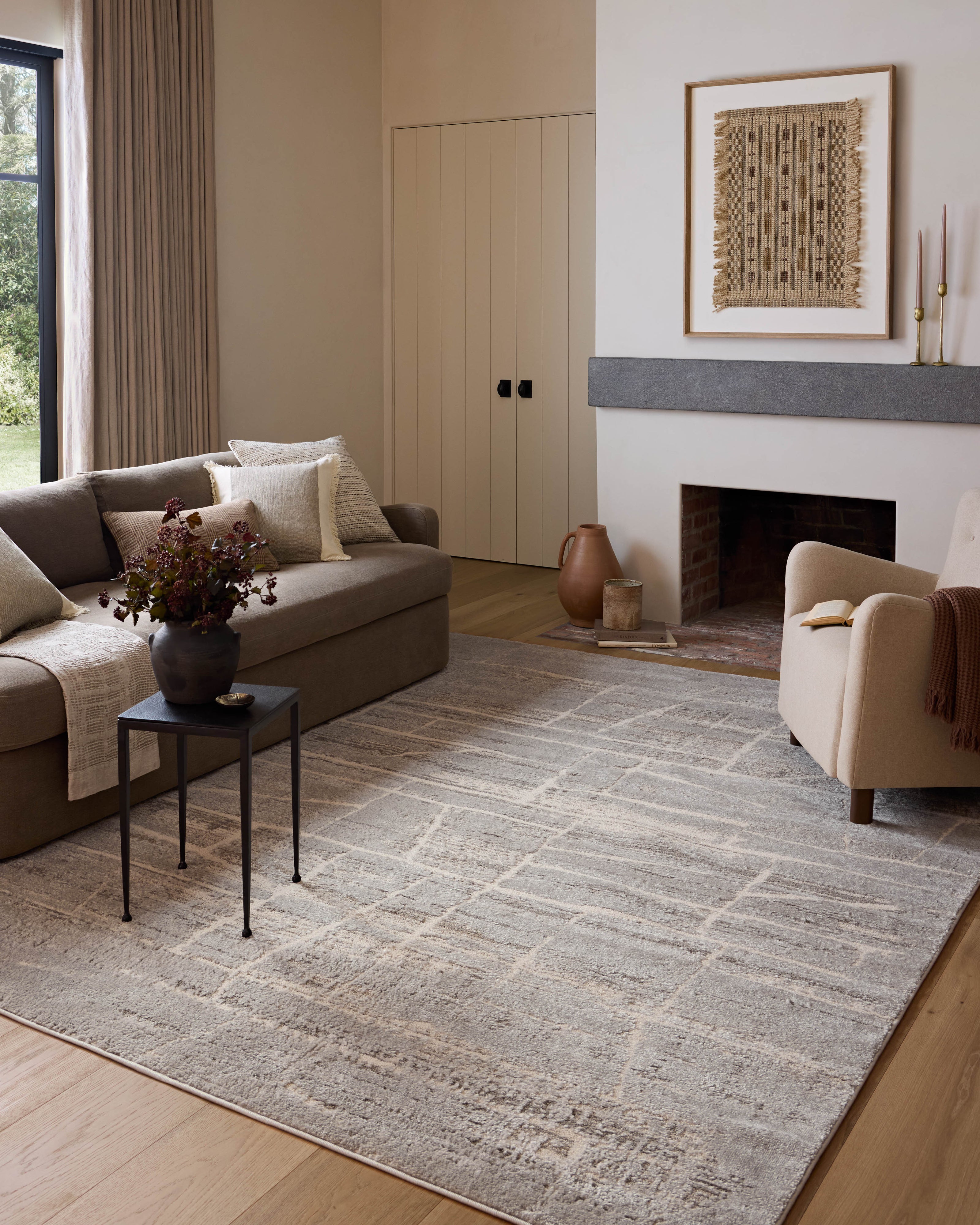 Amber Lewis Monty Natural / Mist Rug DC10