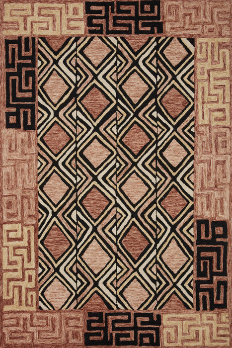 Loloi II Nala NAL-06 Rose / Black Rug