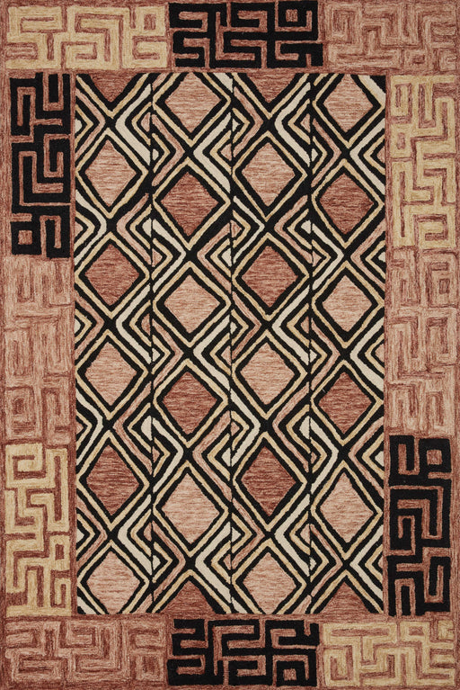 Loloi II Nala NAL-06 Rose / Black Rug