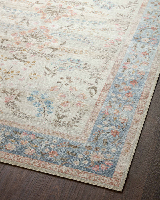 Rifle Paper Palais PAL-04 Rug Lt. Blue